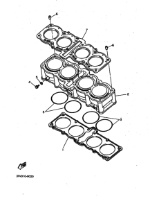 FZR750R Цилиндр
