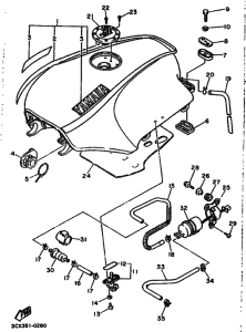 FJ1200 FJ1200A Tank fuel