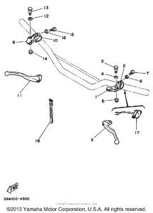 YZ250L Рулевые переключатели