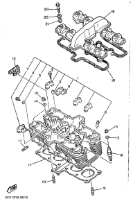 FJ1200 Головка цилиндров