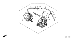 XL600V Carburetor assy