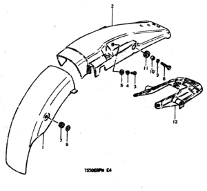 TS50 Заднее крыло
