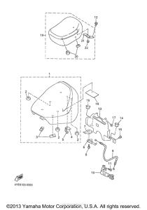 XVZ1300LTM Сиденье