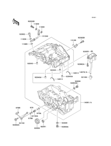 EL250 Картер двигателя