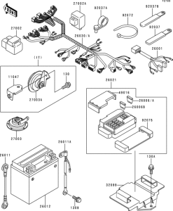 ZX400 Электрика