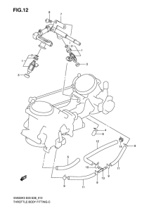 SV650 Throttle body fitting