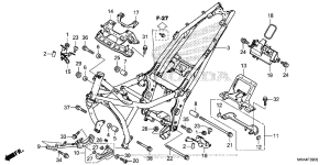 NC700X (DCT) Рама