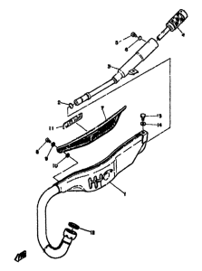 TY50M Выхлопная система
