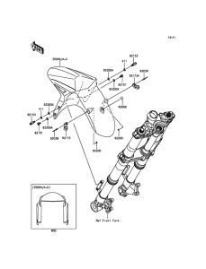 KLZ1000 Крыло переднее