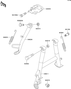 EX250 Подножка