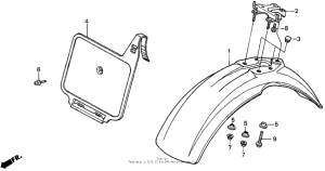 XR100 Переднее крыло