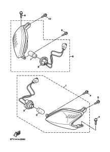 XC125 NXC125 Проблесковый световой сигнал