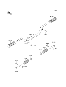 BR125 Подножки