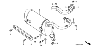 SRX90 Глушитель