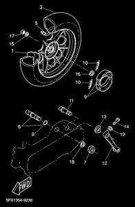 CW50RS Переднее колесо