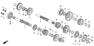 MTX125 Трансмиссия