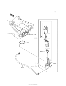 ZX1400 Топливный насос