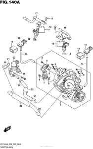 VZ1500 Throttle Body (Vz1500L6 E28)