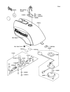 ZX400 Fuel tank(1 / 2)