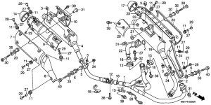XL1000V (ABS) Глушитель