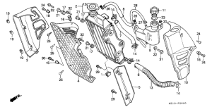 MTX125 Радиатор