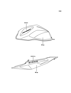 ZR1000 Наклейки