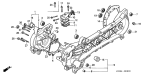 PK50 Картер двигателя