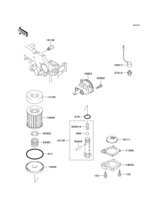 EX250 Масляный насос