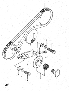 DR500 Balancer chain
