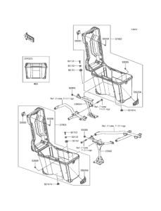 KLE250 サドルバック