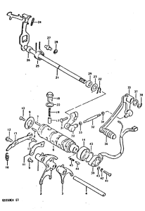 GS550 Переключение передач
