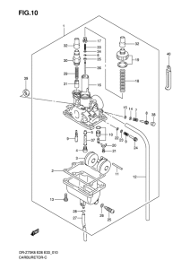 DR-Z70 Carburetor assy