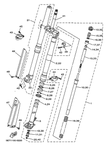  Передняя вилка