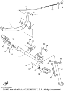 TTR90P Подножки