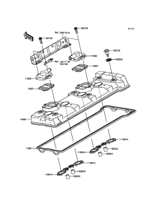 ZX1400 Крышка головки цилиндров
