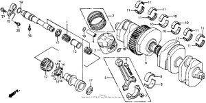 CB1000F Коленвал