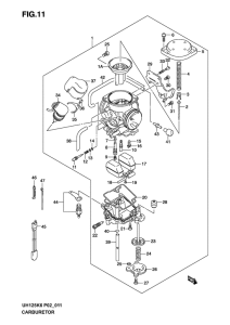UH125 Carburetor assy