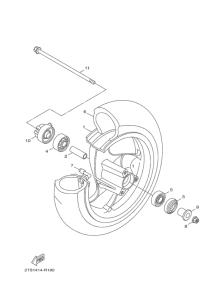 LTS125 フロントホイール
