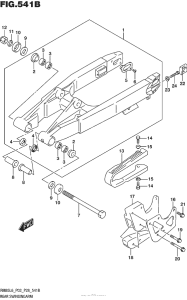 RM85 Rear Swingingarm (Rm85L6 P28)