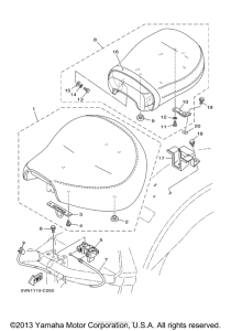 XV17AMSC Сиденье