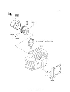  Цилиндр и поршни