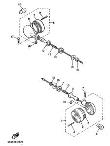 XV500 Поворотники