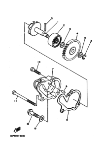 WR200R Водяная помпа