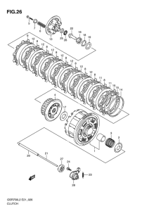 GSR750 (ABS) Бендикс