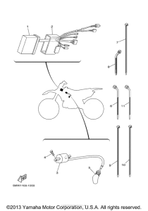 YZ250N1 Электрика