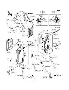 KX125 Радиатор