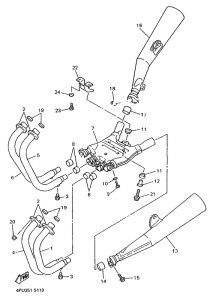XJR1200 Выхлопная система