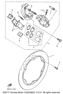 XJ600SHC Передний суппорт