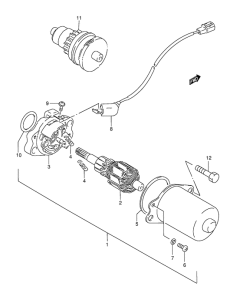 AE50 Стартерный мотор