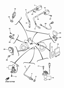 XVS1300CU Электрика 1